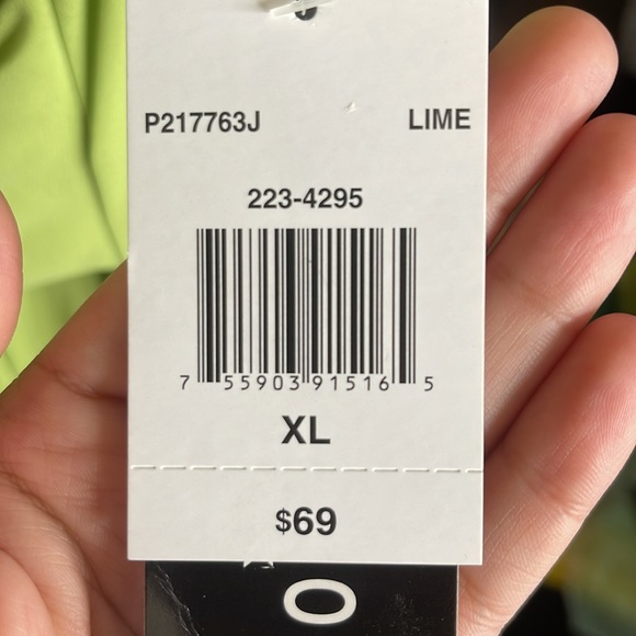 NWT  Perceptions Lime green XL stretchy dress summer - Picture 9 of 9